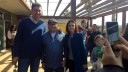 Andrea Levy y Xavier García Albiol visitan Badalon...