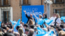 Pablo Casado en un Mitin del PP en Valladolid