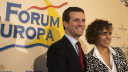 Pablo Casado y Dolors Montserrat en Forum Europa