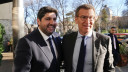 Alberto Núñez Feijóo y Fernando López Miras en el ...