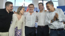 Feijóo en un mitin del PP en Logroño.