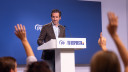 Borja Sémper, en la rueda de prensa posterior al C...