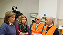 Ana Mato, visita un centro de acogida a personas s...