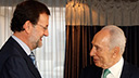 Mariano Rajoy se reúne con Shimon Peres