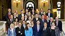 Mariano Rajoy visita el Parlament de Cataluña y Vi...