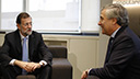 Mariano Rajoy se reúne con Antonio Tajani