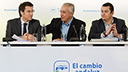 Alberto Núñez Feijóo y Javier Arenas en el Foro de...