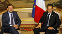 Mariano Rajoy se reúne con Nicholas Sarkozy