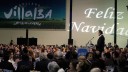 Mariano Rajoy en la cena de Navidad del PP de Madr...