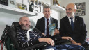 Alberto Núñez Feijóo visita a Jordi Sabaté