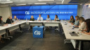 Reunión de Alberto Núñez Feijóo y Carmen Fúnez con...