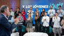 Alberto Núñez Feijóo interviene en un encuentro co...