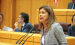 La senadora popular Clara San Damián durante su intervención