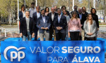 Javier Maroto en la presentacion de candidatos al Congreso y el Senado por Álava