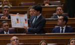 Diego Gago en la sesión de control al Gobierno