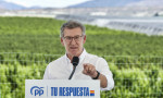 Alberto Núñez Feijóo participa en un acto sobre agricultura en Cieza, Murcia
