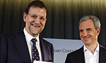 Mariano Rajoy en la presentación del libro de Juan Costa