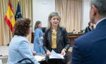 Carmen Riolobos y Elvira Velasco en la Comisión de Sanidad