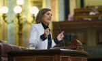Mila Marcos durante su intervención.