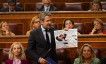 Jaime de Olano durante la sesión de control al Gobierno