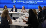 Reunión de Alberto Núñez Feijóo y Carmen Fúnez con los consejeros de Sanidad del PP