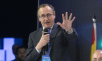 El presidente del PP Vasco, Alfonso Alonso, durante su intervención en la Convención Nacional