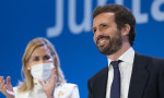 Pablo Casado durante su intervención en la Junta Directiva Nacional