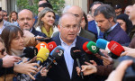 Miguel Tellado atiende a los medios