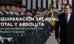 Lograda la equiparación salarial entre Policía Nacional, Guardia Civil y Mossos d´Esquadra