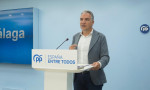 Elías Bendodo durante su intervención.