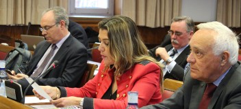 Mª Dolores Vázquez en la Comisión de Agricultura en el Senado