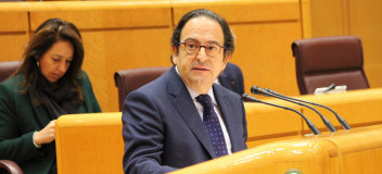 El senador del Partido Popular, Luis Aznar