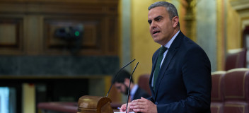 José Ortiz en el Pleno del Congreso de los Diputados 