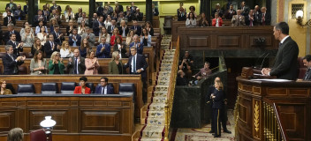 Alberto Núñez Feijóo y Marimar Blanco en el Congreso de los diputados Alberto Núñez Feijóo y Marimar Blanco en el Congreso de los diputados