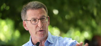 Alberto Núñez Feijóo participa en un acto en Granada