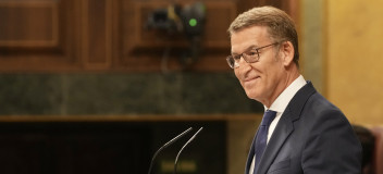 Alberto Núñez Feijóo en su intervención en el Congreso de lo Diputados 