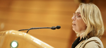 La senadora Amelia Salanueva