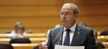 José Antonio Monago en la sesión de control al Gobierno en el Senado 
