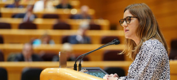 Rocío Dívar en el Senado