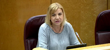 La portavoz del Grupo Popular en la Comisión de Políticas Integrales de la Discapacidad y senadora por Murcia, Violante Tomás