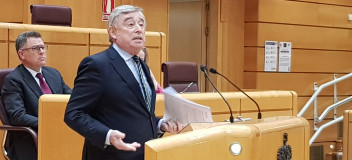 El portavoz adjunto del Grupo Parlamentario Popular y senador por Lugo, José Manuel Barreiro