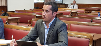 Borja Pérez Sicilia durante su intervención.