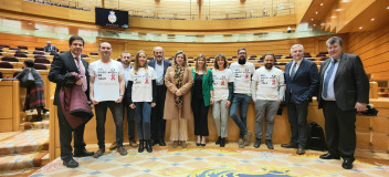 Defensa de la moción en el Senado