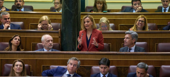 Ana Zurita en la sesión de control al Gobierno Ana Zurita en la sesión de control al Gobierno