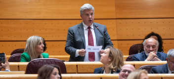 Miguel Ángel de la Rosa durante su intervención