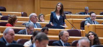 Carmen López durante su intervención