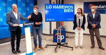 Esteban González Pons presenta el lema y el logo de campaña del XX Congreso Nacional