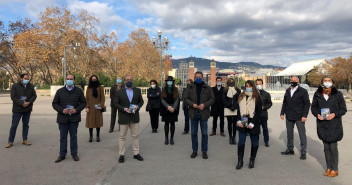 Clausura del acto en defensa de la Constitución