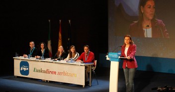 Mª Dolores de Cospedal en el 14 Congreso del PP del País Vasco