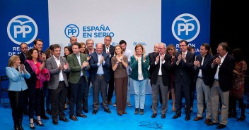 María Dolores de Cospedal durante la presentación de candidatos del PP de Murcia